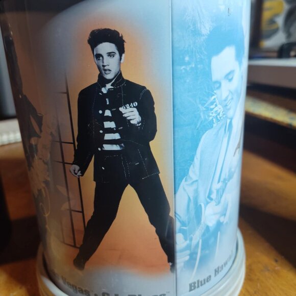 Elvis Presley Ceramic & Metal Cookie Jar Film Reel His Famous Movies 2001 - Picture 5 of 8